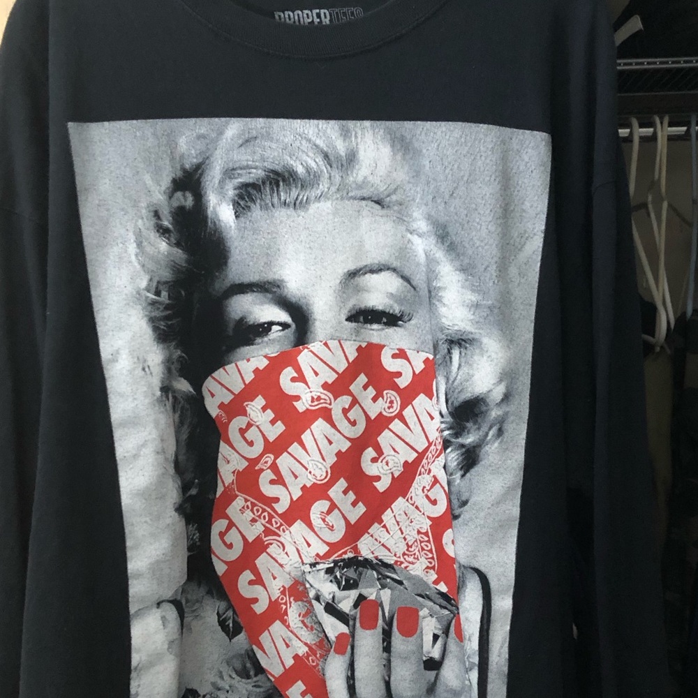 Marilyn Monroe Savage bandana Tee 2XL